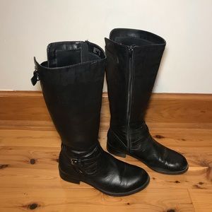 Black Leather Boots